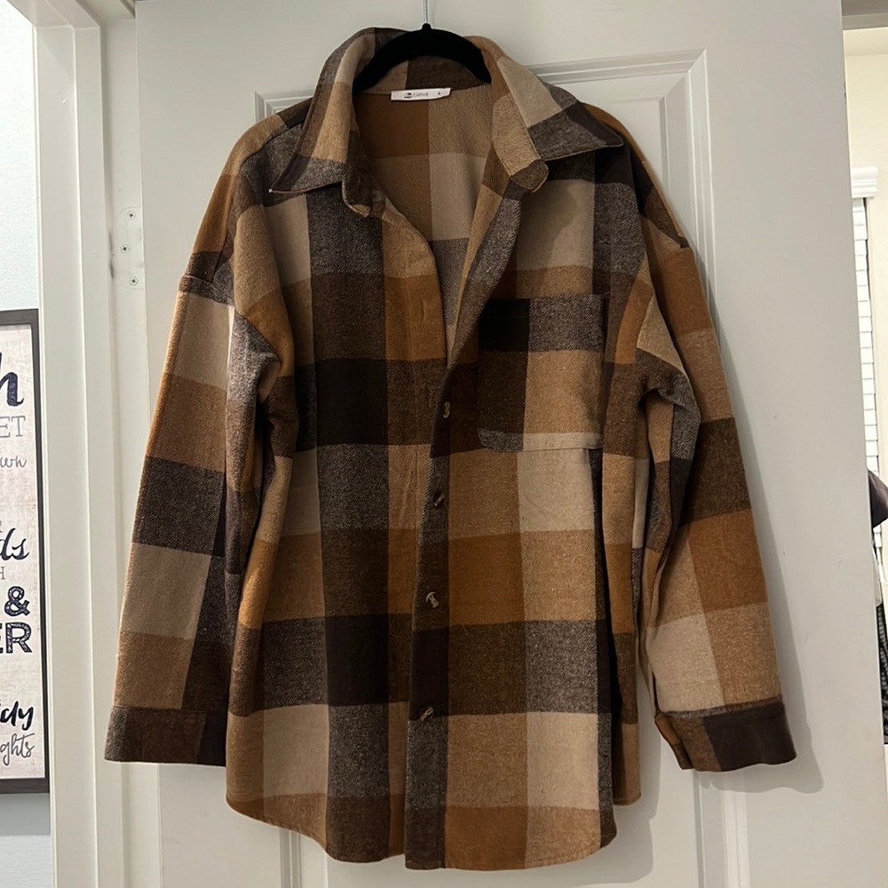 Brand new size medium brown nude jacket